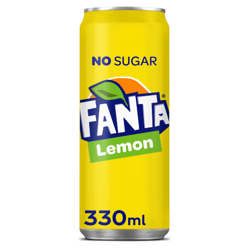 Fanta lemon zero blik 24*33cl (S)